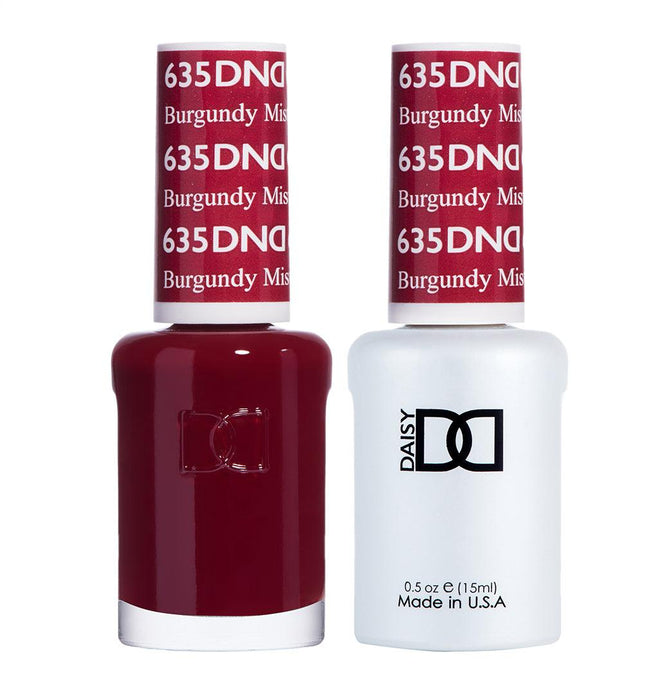 Dnd Gel 635 Burgundy Mist - Angelina Nail Supply NYC