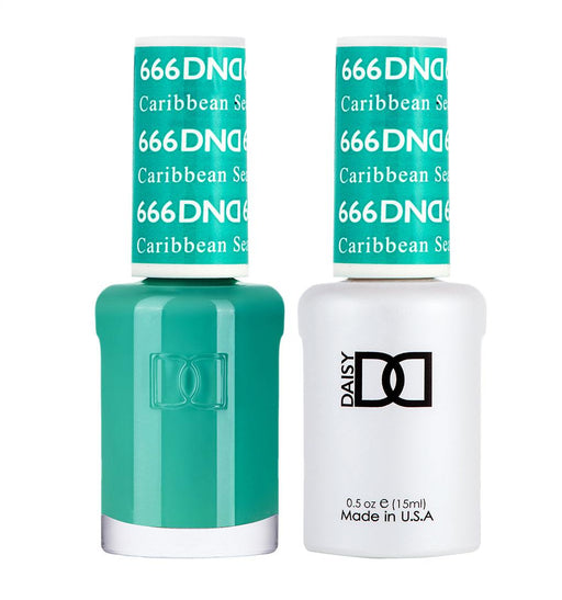 Dnd Gel 666 Caribbean Sea - Angelina Nail Supply NYC