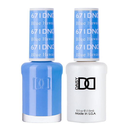 Dnd Gel 671 Blue Hawaiian - Angelina Nail Supply NYC