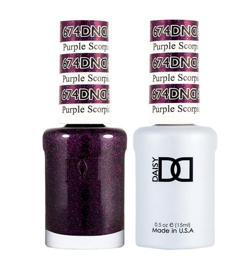 Dnd Gel 674 Purple Seorpio - Angelina Nail Supply NYC