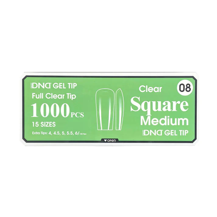 DND Clear Gel Tips - Pro Box (1000pcs)
