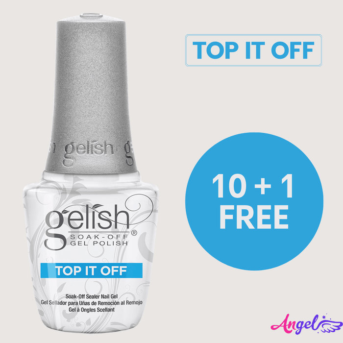 Gelish Top It Off Soak-Off (Combo 10+1) - Angelina Nail Supply NYC