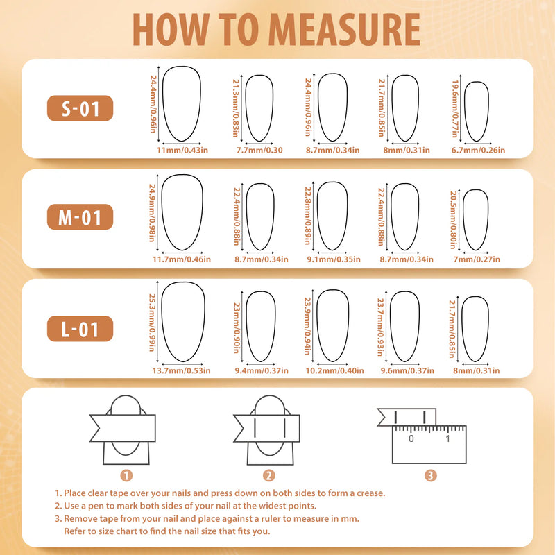 Angelina Handmade Custom Press-On | #120-#149