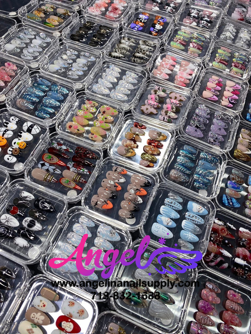 Angelina Handmade Custom Press-On | #030-#059