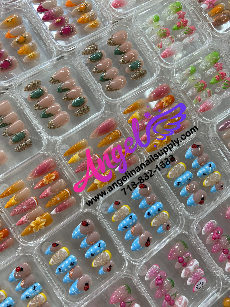 Angelina Handmade Custom Press-On | #180-#209