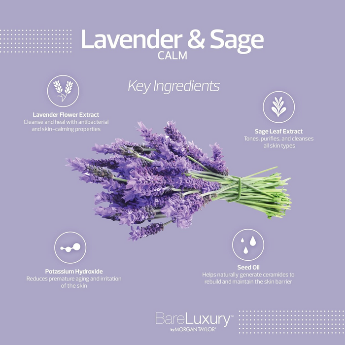 Bare Luxury 4 in 1 Spa | Box 48 pcs | Lavender & Sage