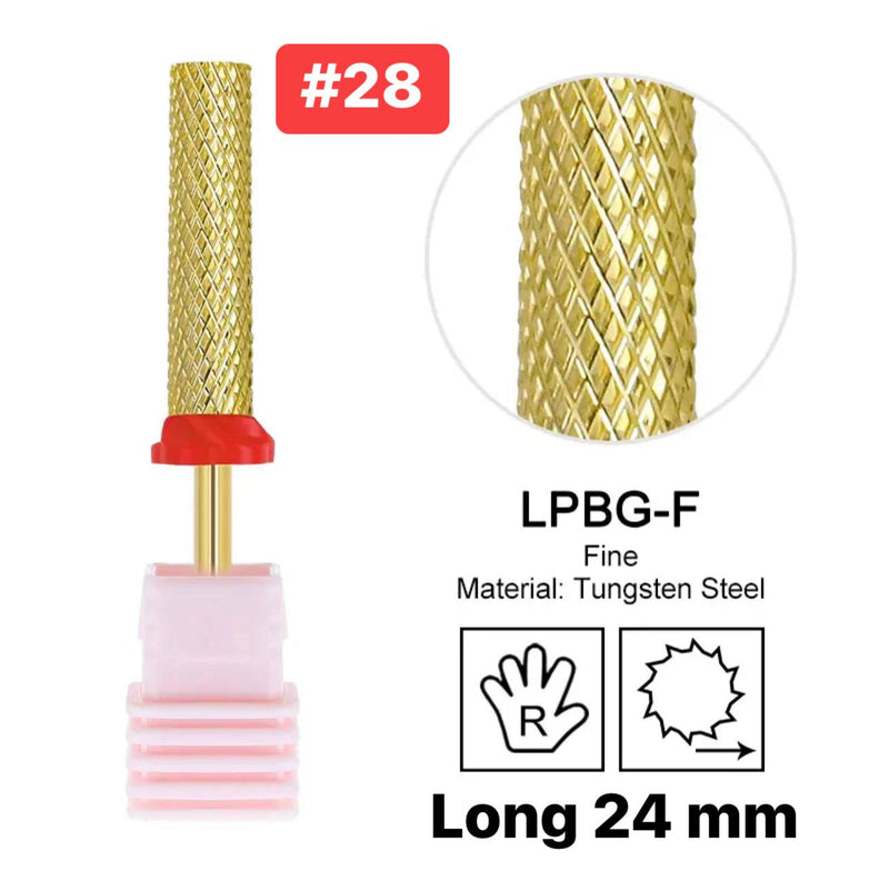 Nail Drill Bit - Metal Multi-Purpose Bit - 3/32 - Angelina Nail Supply NYC