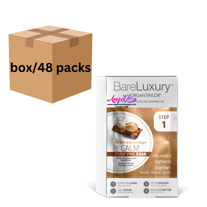 Bare Luxury 4 in 1 Spa | Box 48 pcs | Oat Milk & Brown Sugar