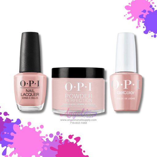 OPI 3in1 combo DP-GC-NL A15 Dulce de Leche - Angelina Nail Supply NYC
