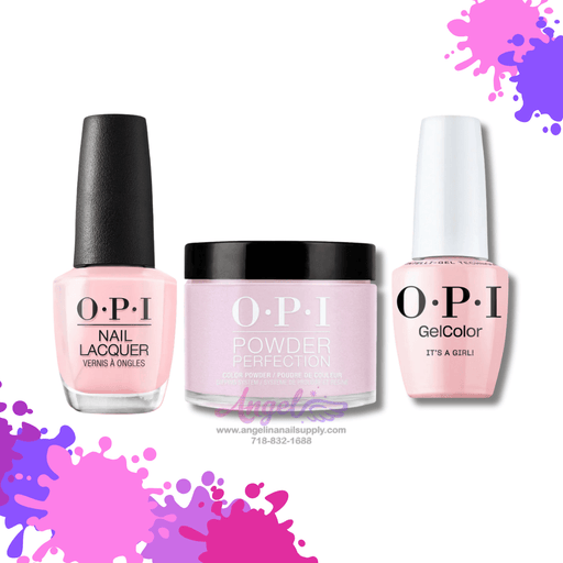 OPI 3in1 combo DP-GC-NL H39 IT'S A GIRL! - Angelina Nail Supply NYC