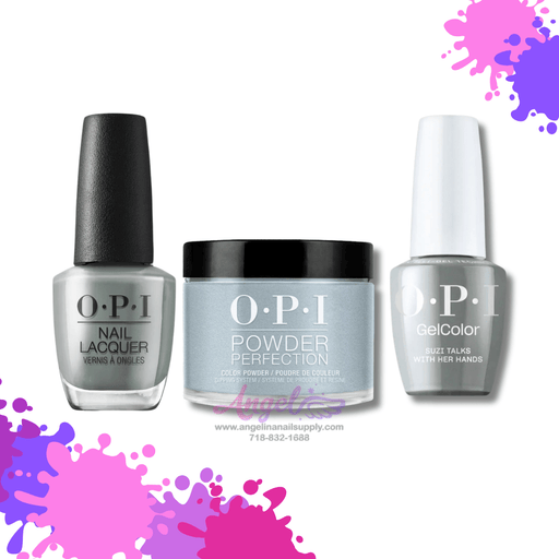 OPI 3in1 combo DP-GC-NL MI07 SUZI TALKS WITH HER HANDS - Angelina Nail Supply NYC