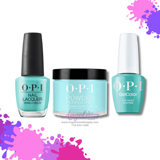 OPI 3in1 combo DP-GC-NL P011 I’M YACHT LEAVING - Angelina Nail Supply NYC