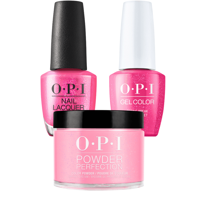 OPI 3in1 combo DP-GC-NL S009 SPRING BREAK THE INTERNET - Angelina Nail Supply NYC