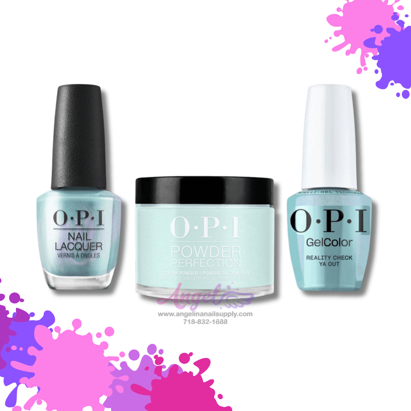 OPI 3in1 combo DP-GC-NL S046 Reality Check Ya Out - Angelina Nail Supply NYC