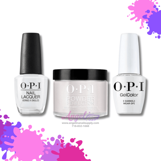 OPI 3in1 combo DP-GC-NL V32 I CANNOLI WEAR OPI - Angelina Nail Supply NYC