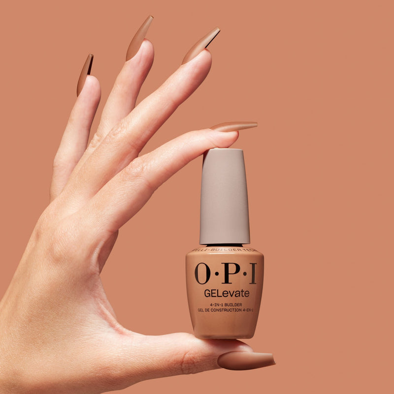 OPI 4-in-1 Builder Gel BIB002 Dark Nude / Nude Sculpture - Angelina Nail Supply NYC