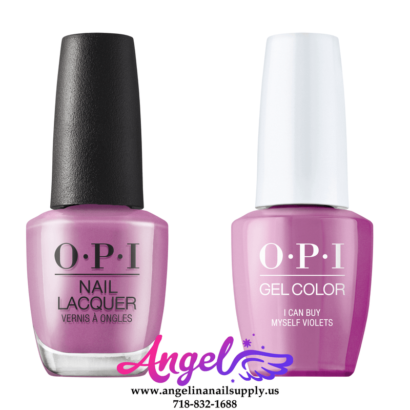 OPI Duo GC-NL S030 I Can Buy Myself Violets - Angelina Nail Supply NYC