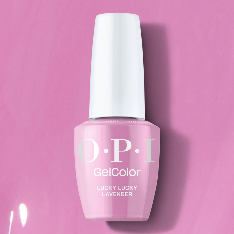 OPI Gel Color GCT H48 Lucky Lucky Lavender - Angelina Nail Supply NYC