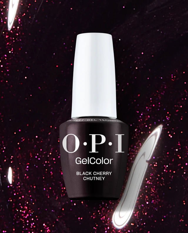 OPI Gel Color GCT I43 Black Cherry Chutney - Angelina Nail Supply NYC