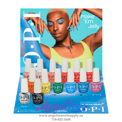 OPI Gel Color - Make'em Jelly Collection 12 Colors & 1 Base Gel 1 Top Gel | Summer 2025 - Angelina Nail Supply NYC