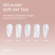 OPI Soft Gel Pre-Shaped Tip Extensions / Coffin - Angelina Nail Supply NYC