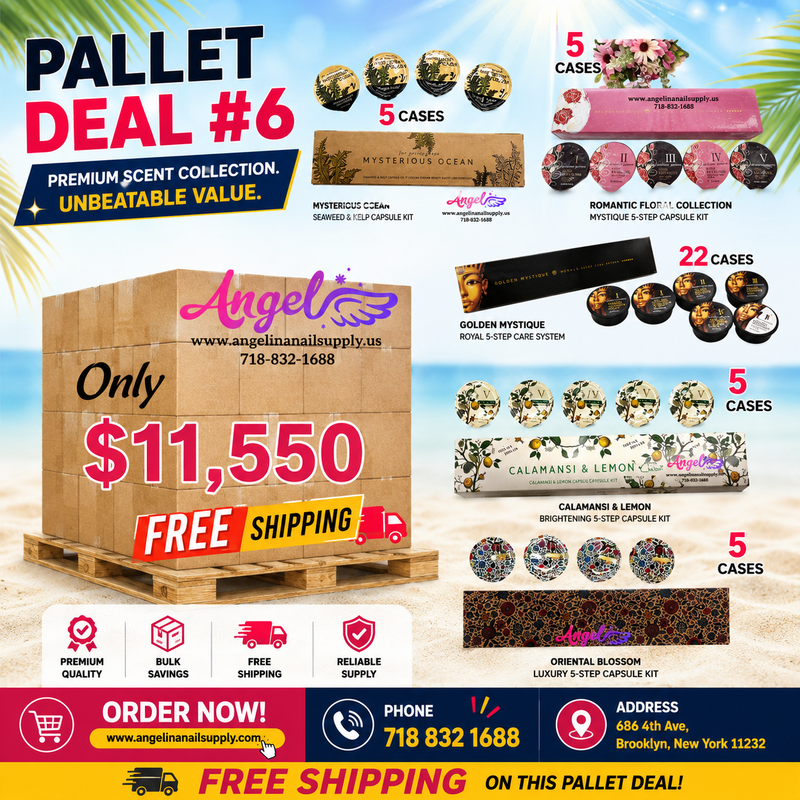 Ưu đãi Pallet #6 Sản phẩm Angel Mix: Spa sang trọng 5 bước trong mơ