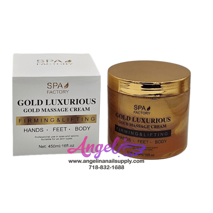 Spa Factory Gold Luxurious Massage Cream - Angelina Nail Supply NYC