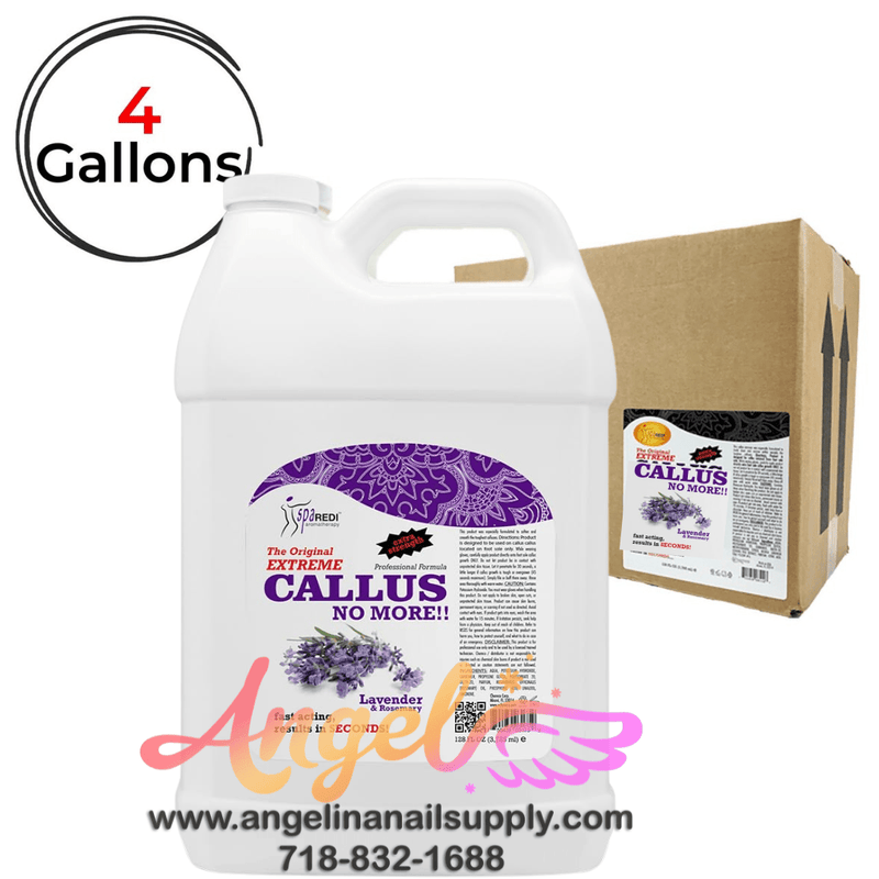 Spa Redi Callus Remover - Lavender & Rosemary (Box/4gal) - Angelina Nail Supply NYC