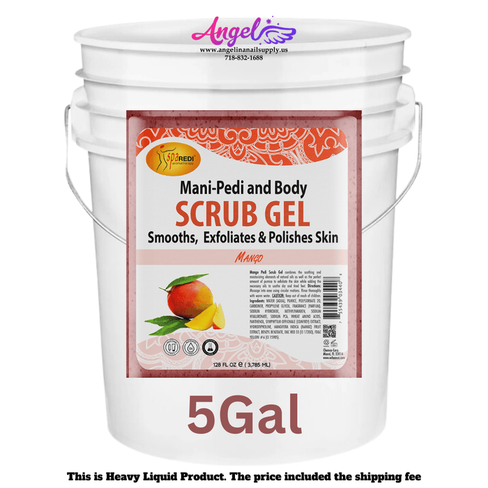 Spa Redi Pedi Scrub Gel (1 Gal & 5 Gal) - Angelina Nail Supply NYC