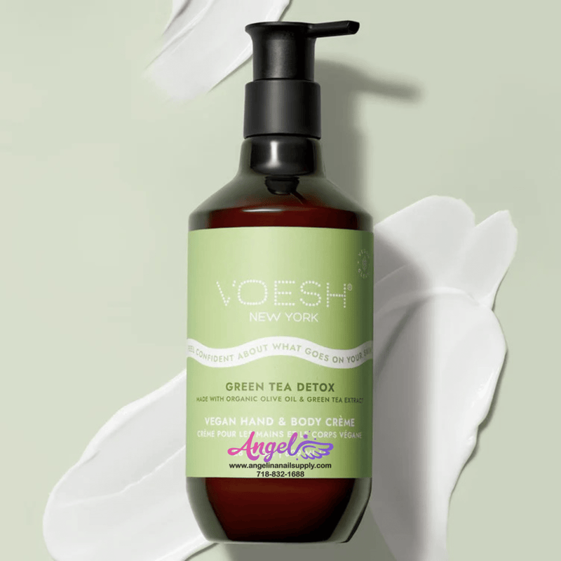 Voesh Green Tea Detox Vegan Body & Hand Creme 28 Fl.Oz. - Angelina Nail Supply NYC
