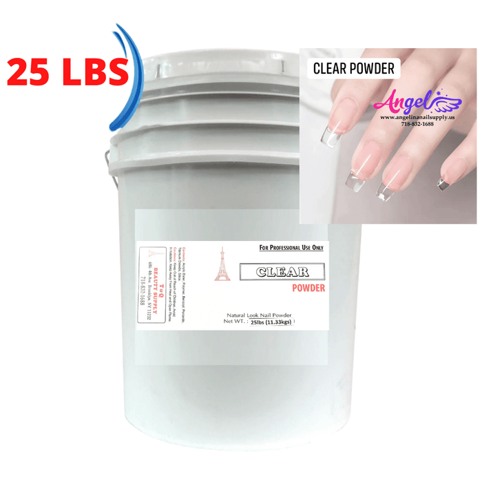 Amy Acrylic Powder Clear - Angelina Nail Supply NYC