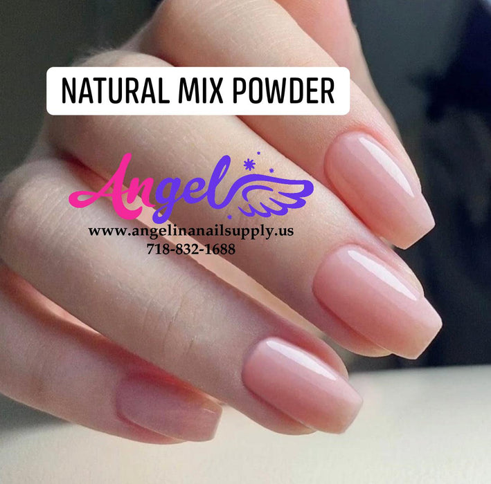 Amy Acrylic Powder Natural Mix - Angelina Nail Supply NYC