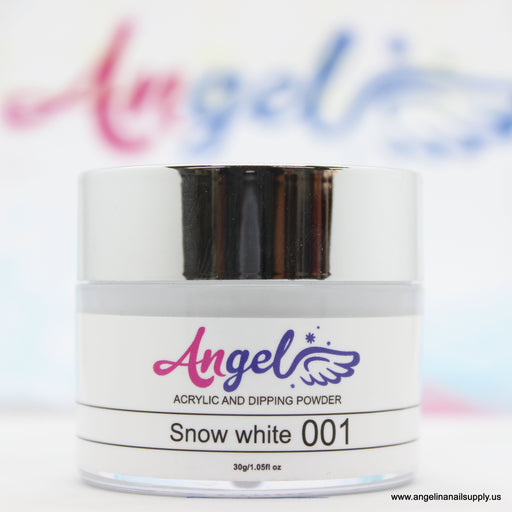 Angel Dip Powder D001 SNOW WHITE - Angelina Nail Supply NYC