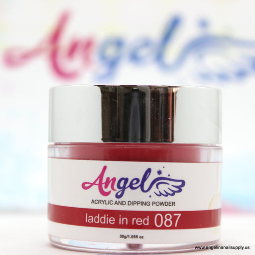 Angel Dip Powder D087 LADDIE IN RED - Angelina Nail Supply NYC