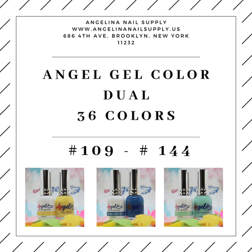 Angel Gel Color Dual ( 36 colors ) #109 - #144 - Angelina Nail Supply NYC