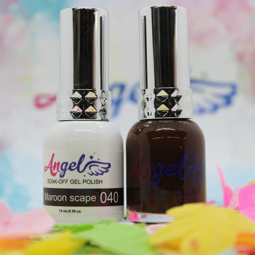 Angel Gel Duo G040 MAROON SCAPE - Angelina Nail Supply NYC