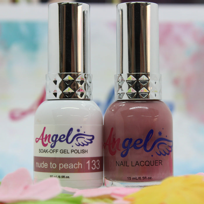 Angel Gel Duo G133 NUDE TO PEACH - Angelina Nail Supply NYC