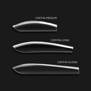 Aprés Box of Tips Sculpted - Coffin - Medium - Angelina Nail Supply NYC