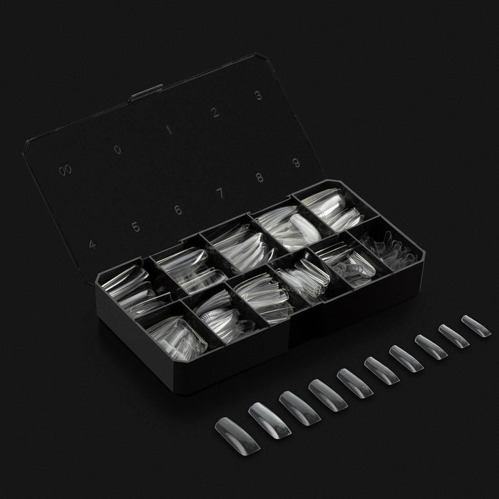 Aprés Box of Tips Sculpted - Square - Long - Angelina Nail Supply NYC