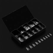 Aprés Box of Tips Sculpted - Stiletto - Medium - Angelina Nail Supply NYC