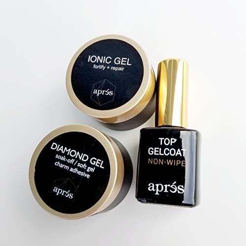Aprés Trio Starter Kit (Top Gelcoat, Diamond Gel, Ionic Gel) - Angelina Nail Supply NYC