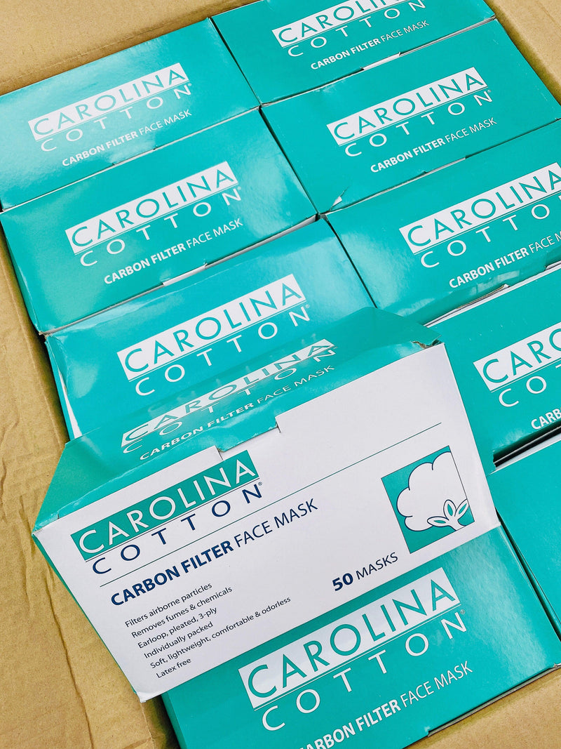 Carolina Carbon Face Mask (case/20 boxes) - Angelina Nail Supply NYC