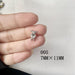 Cartoon Gold & Silver Nail Charm Bear - Angelina Nail Supply NYC