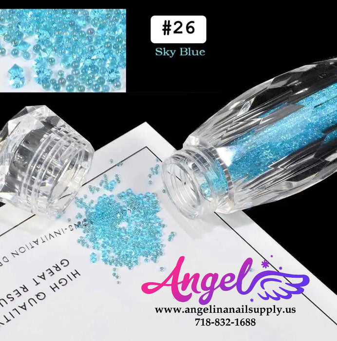 Caviar Beads Pixie Crystal Tiny Rhinestones - Angelina Nail Supply NYC