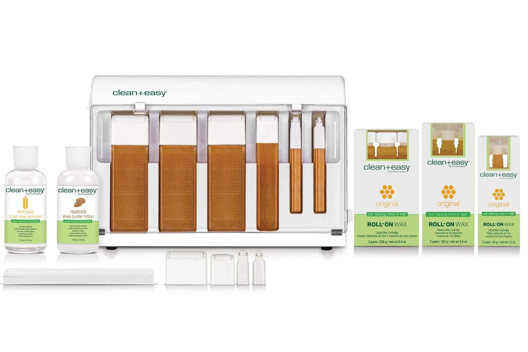 Clean + Easy® Waxing Spa Basic Kit - Angelina Nail Supply NYC