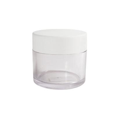 Clear Plastic Jar - Angelina Nail Supply NYC