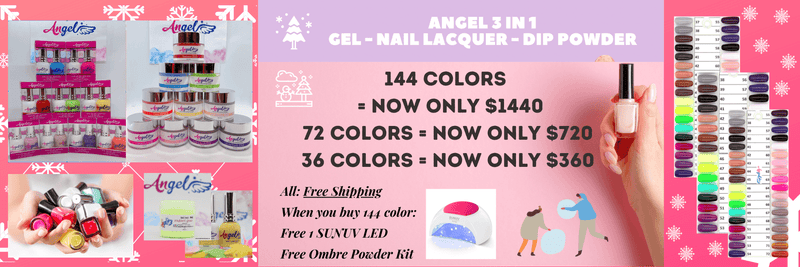 Combo Angel 3 in 1 (144 colors) - Angelina Nail Supply NYC