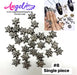 Cross Ancient Gold & Silver Nail Charm - Angelina Nail Supply NYC