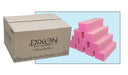 Dixon 3-Way Premium Buffer Pink/White Grit 220/220 (Box/500pcs) - Angelina Nail Supply NYC