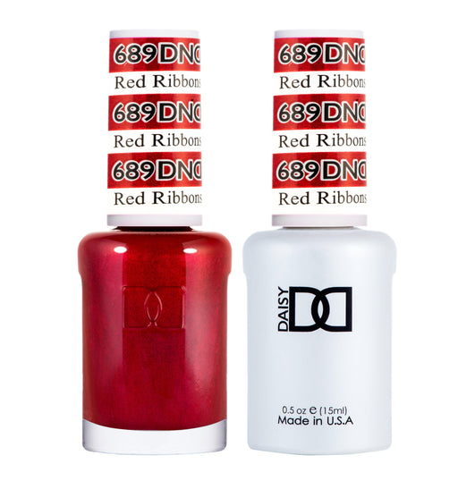 Dnd Gel 689 Red Ribbons - Angelina Nail Supply NYC